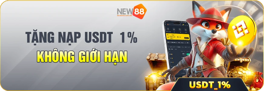 Tặng nạp USDT 1%
